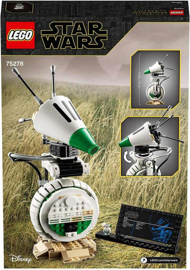 LEGO 75278 Star Wars D-O Droide, Sammlermodell, Bauset aus Der Aufstieg Skywalkers