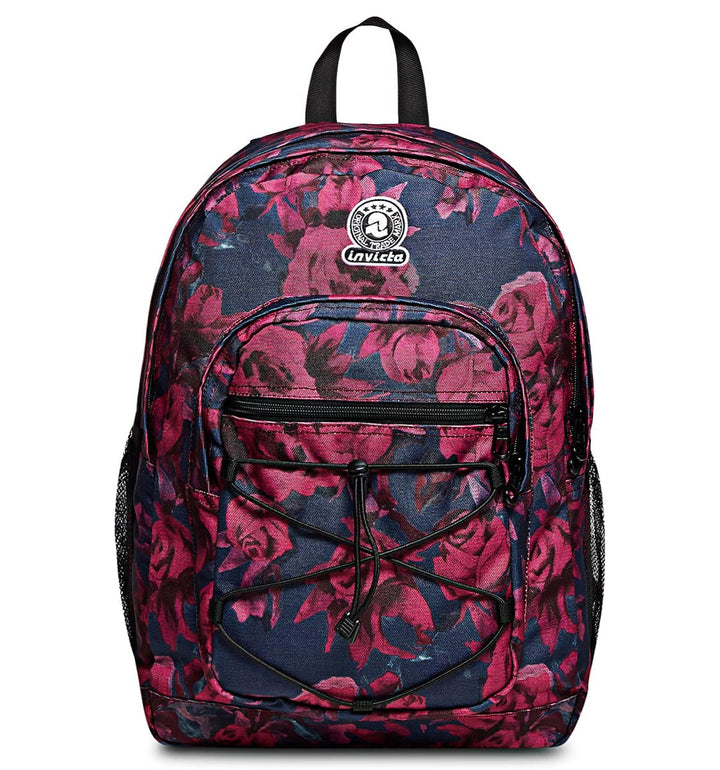 RUCKSACK INVICTA DIAL ROSES FANTASY mit Trinkflaschenfach, Extra Platz - 38 LT - Unisex, für Uni, Sp