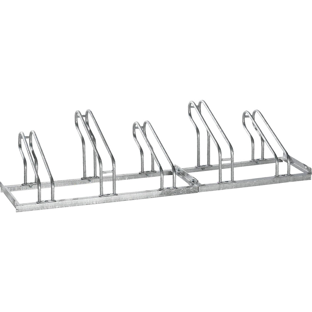 EUROKRAFT Fahrradständer, Bügel aus Stahlrohr, Radeinstellung einseitig - 5