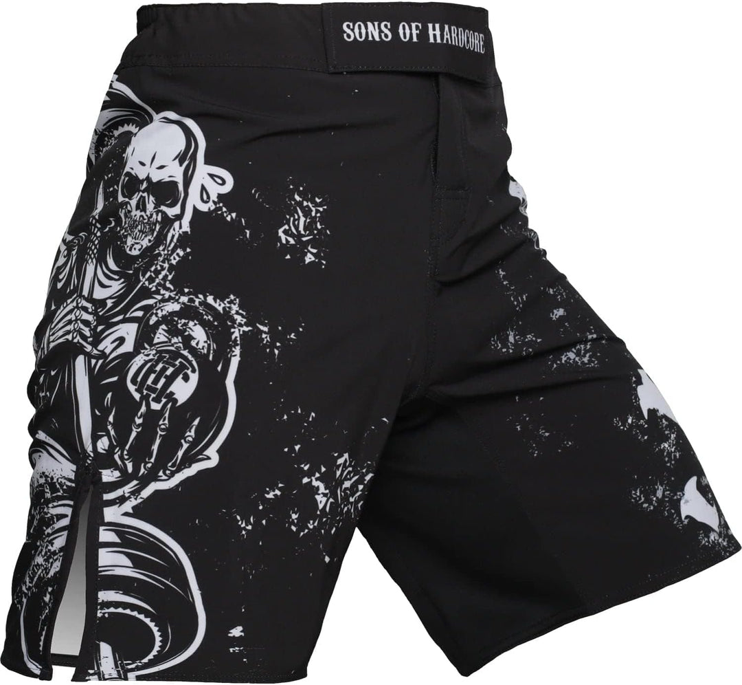 Hardcore Training Fight Shorts Kurze Hose Herren MMA BJJ Grappling Fitness Boxen Muay Thai No Gi L B