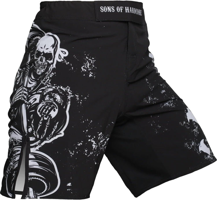 Hardcore Training Fight Shorts Kurze Hose Herren MMA BJJ Grappling Fitness Boxen Muay Thai No Gi L B