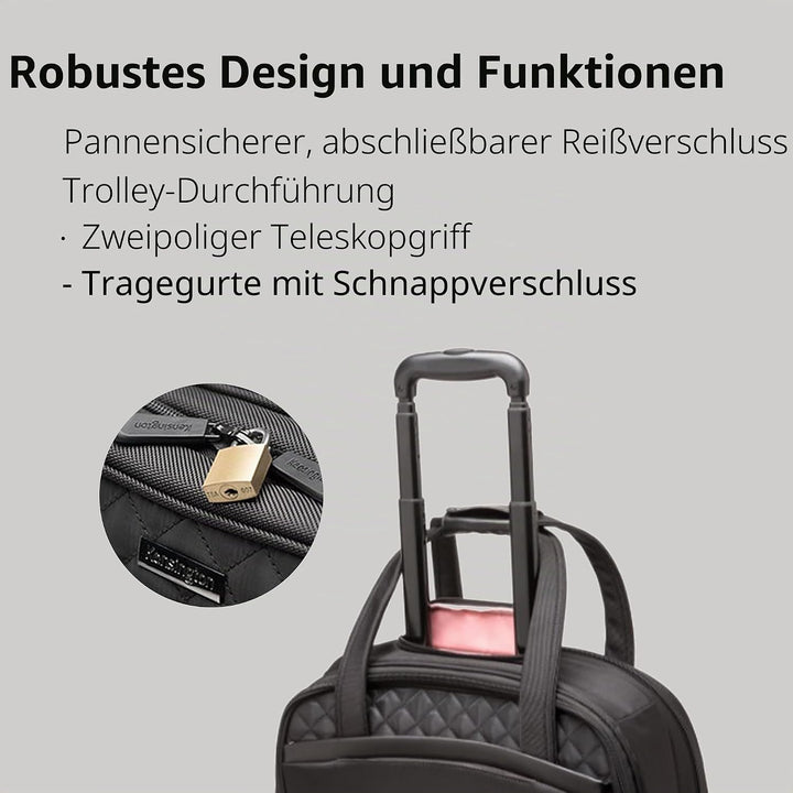 Kensington Laptop Rolltasche Contour 2.0 Executive Balance Laptop Spinner für bis zu 15.6 Zoll Lapto