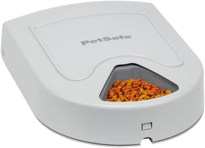 PetSafe Futterautomat für 5 Mahlzeiten, Zeitschaltuhr mit LCD Screen, Leichte Reinigung, 5 Futtersch