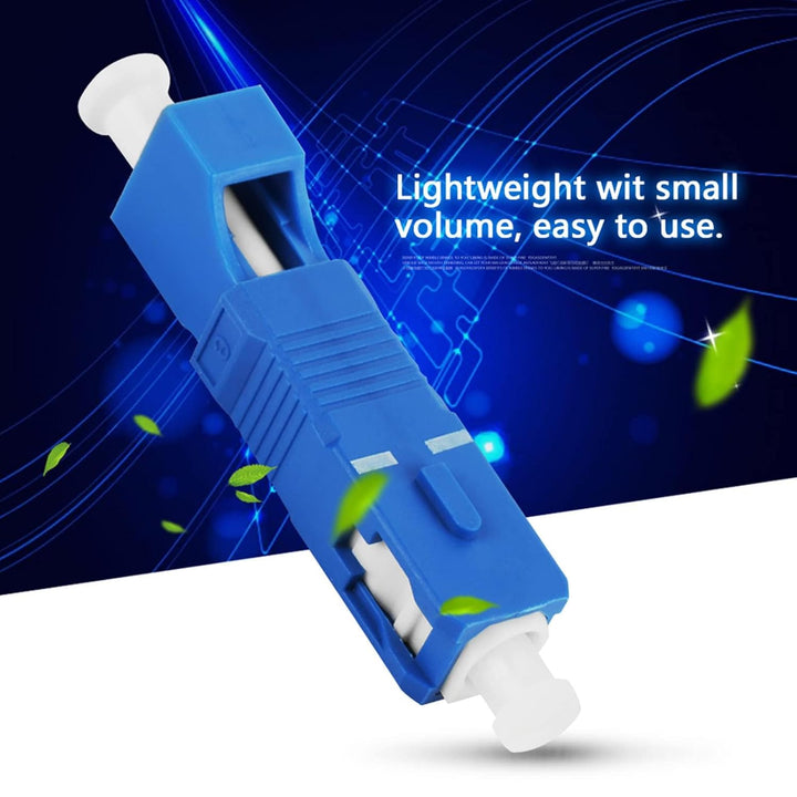 Spacnana 5PCS Fiber Optic Adapter SC Männlich LC Weibliche Hybrid Fiber Optic Adapter Konverter Tele