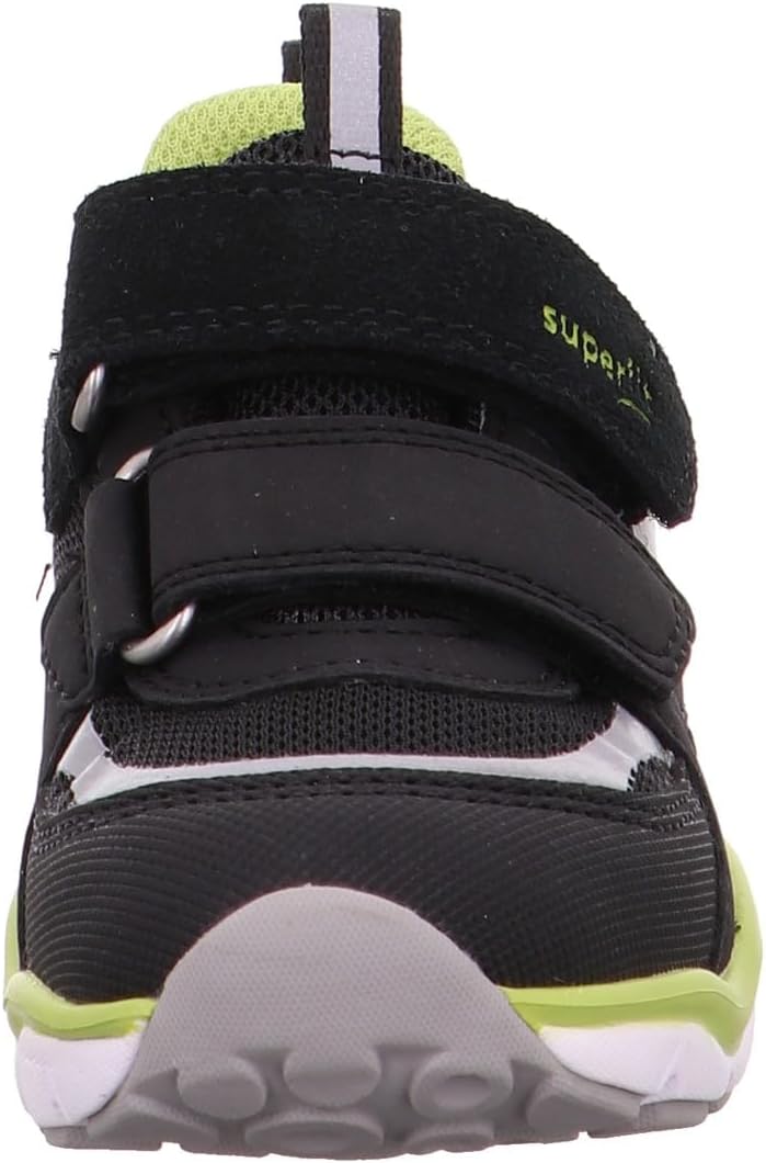 Superfit Jungen Sport5 Gore-tex Sneaker 23 EU Weit Schwarz Hellgrün 0000, 23 EU Weit Schwarz Hellgr&amp;