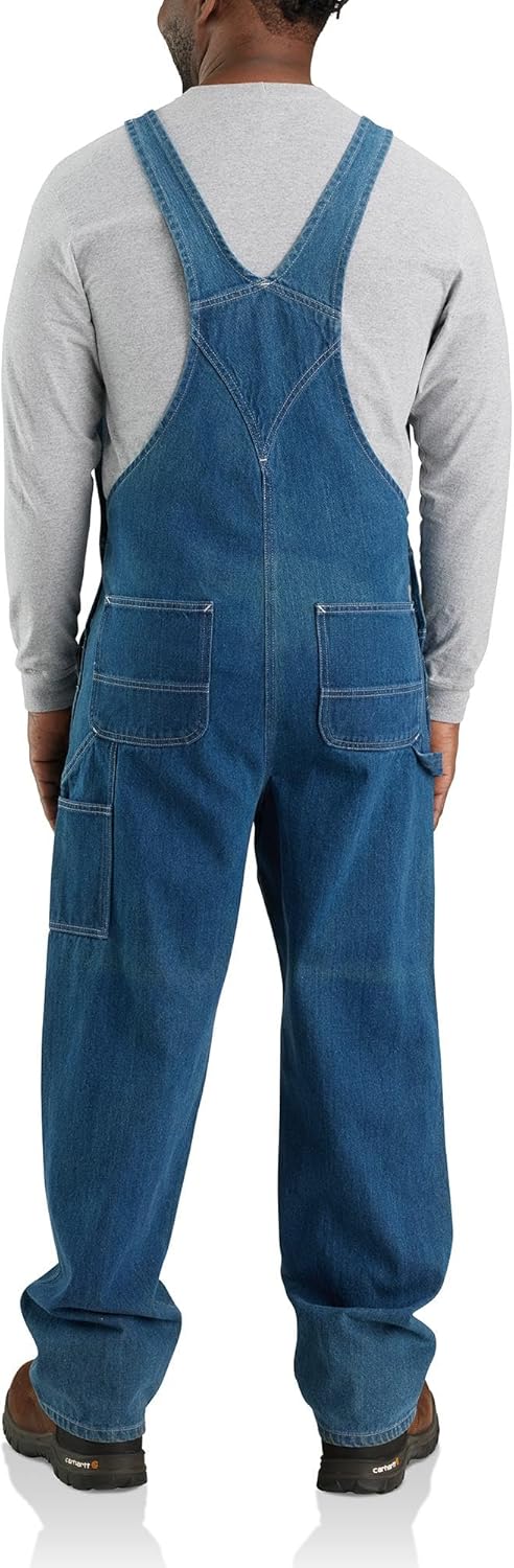 Carhartt Herren Loose Fit Denim Bib Overall 42W / 30L Darkstone, 42W / 30L Darkstone