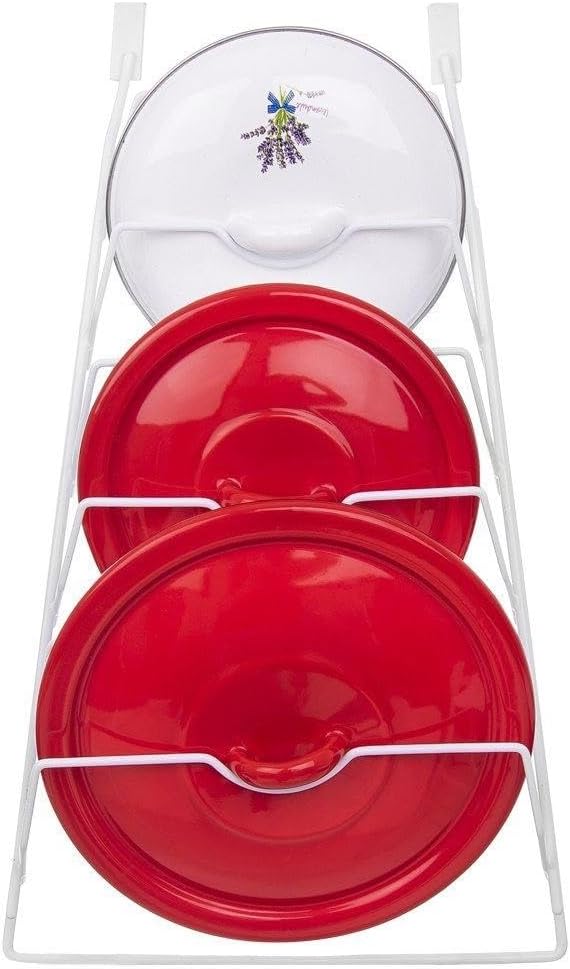 Orion Schrank Schrank Topf Deckel Aufbewahrung Rack Halter 6 Deckel Wand oder Tür montiert Küche Sch