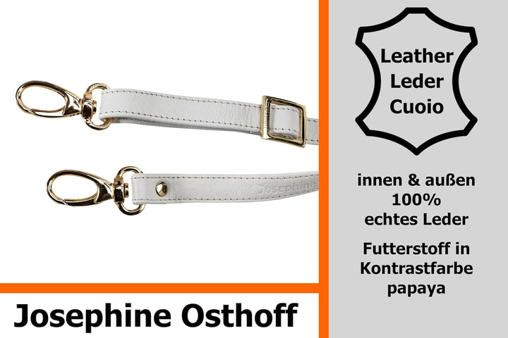 Josephine Osthoff Schulterriemen für Taschen Damen Leder 2 cm schmal verstellbar Ersatzgurt Tragerie