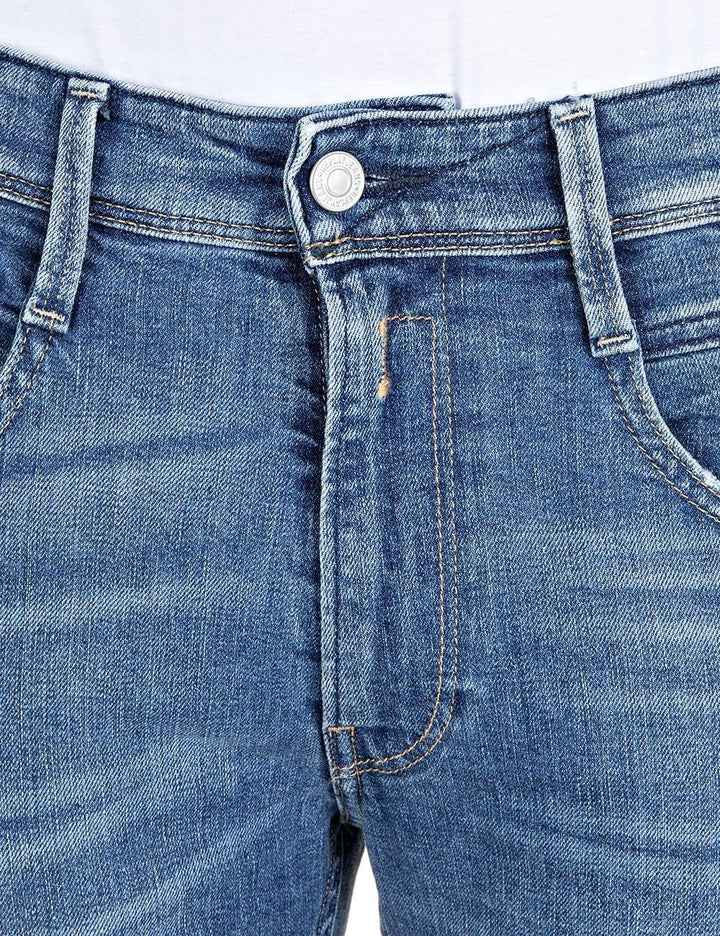 Replay Herren Jeans Anbass Slim-Fit mit Stretch 27W / 30L Medium Blue 009, 27W / 30L Medium Blue 009