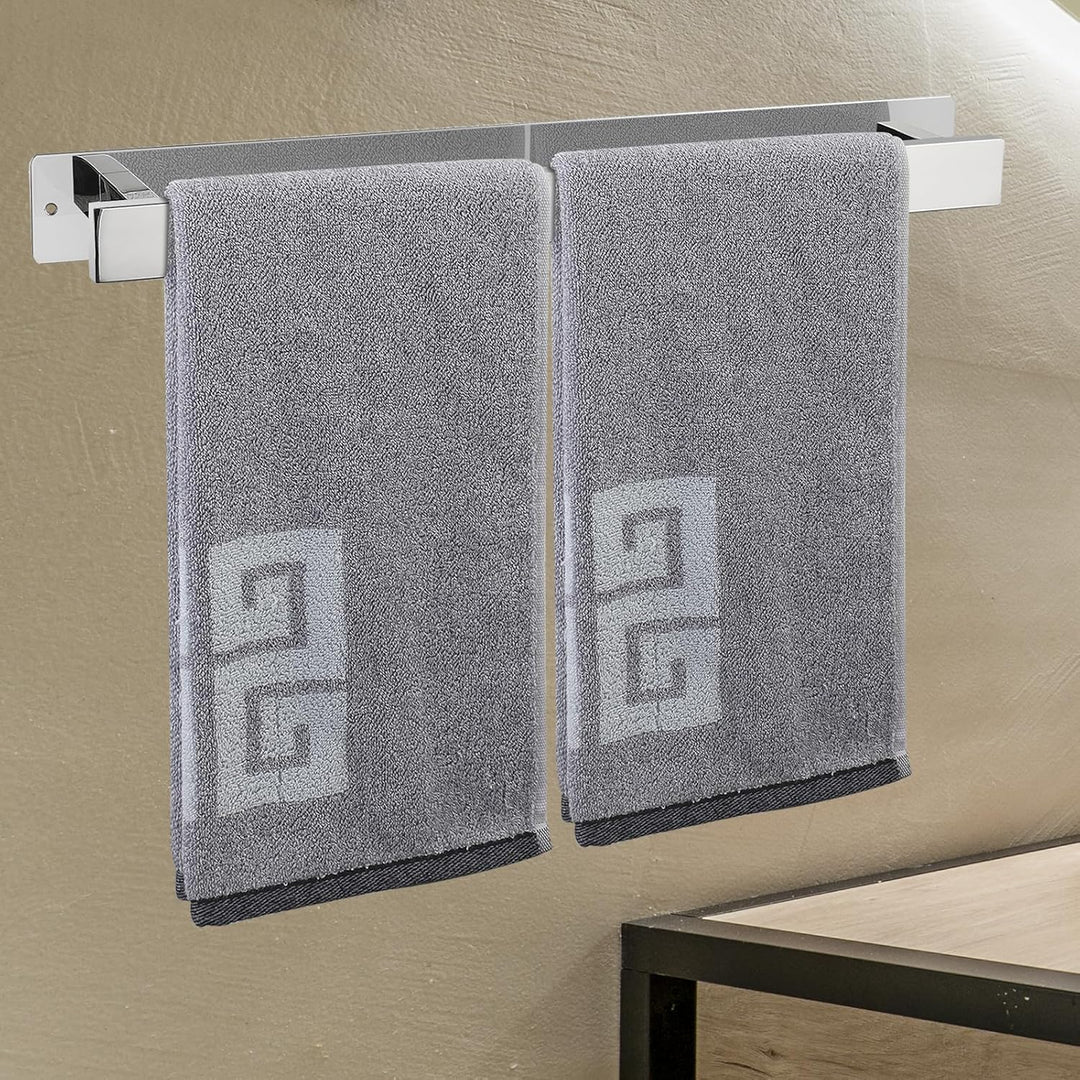 Badezimmer Handtuchstange Handtuchstange Selbstklebend oder Schraubmontage Edelstahl Wandmontierter