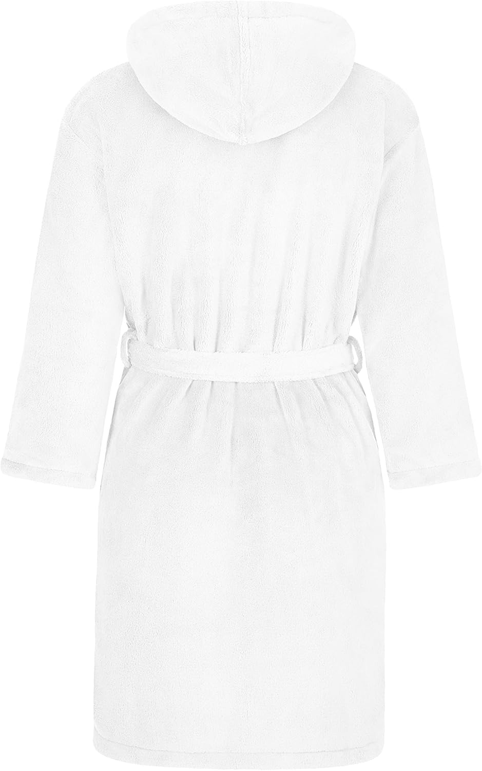 Kinder Bademantel Kuschel Soft Fleece Microfaser mit Kaputze & Taschen Jungen, Mädchen Kinderbademan