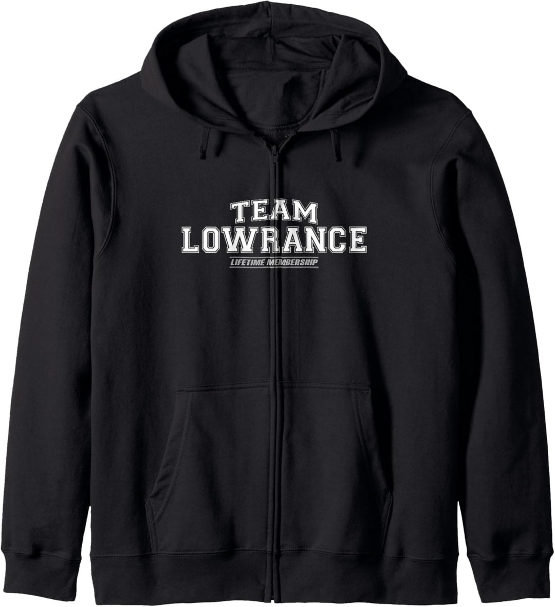 Team Lowrance | Stolzer Familienname, Nachname Geschenk Kapuzenjacke