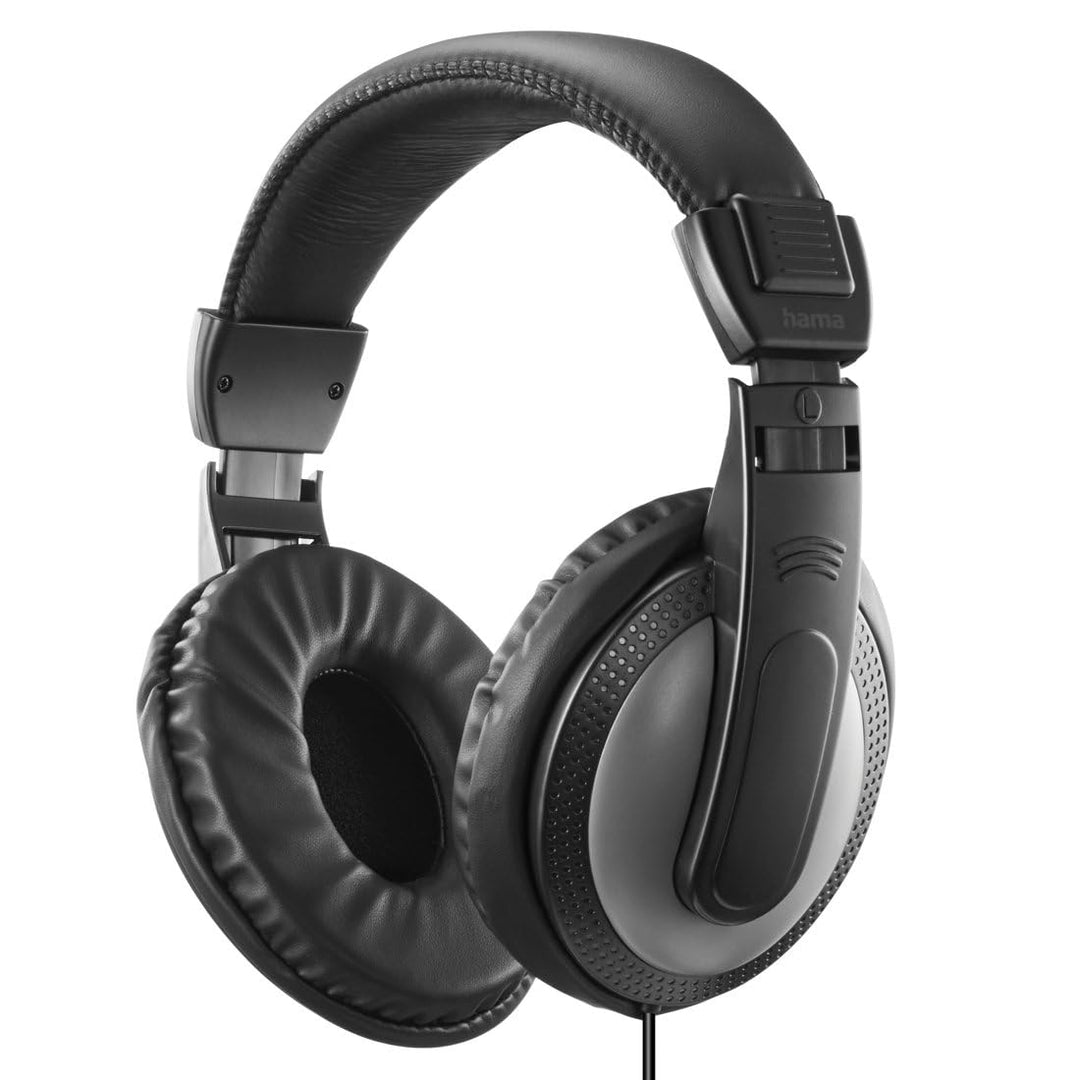 Hama Kopfhörer Shell II, Over-Ear, langes Kabel (2m), Schwarz 2 m, 2 m