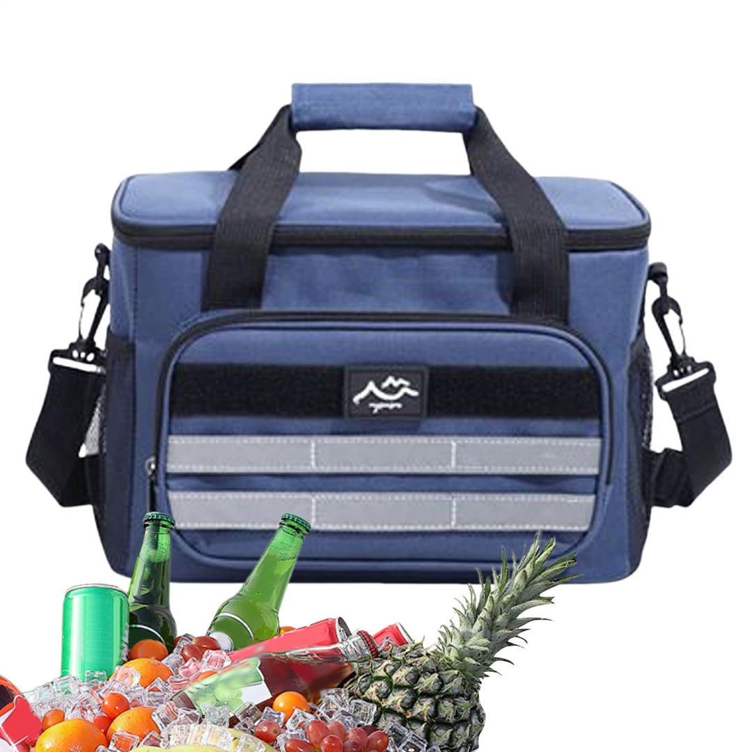 Strandkühler, isolierte Lunchbox, leichtes wasserdichtes Design, 30 x 21 x 18 cm, mit Griff, mehrere