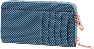 Oilily Logo Mania Card Zip Wallet L Adriac Blue