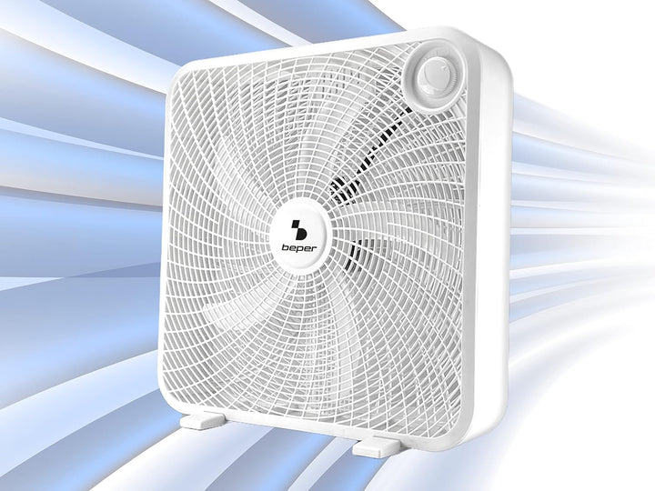 BEPER P206VEN550 Box Ventilator 50 cm - Box Fan, Konzipiert für Grosse Umgebungen, Box Fan