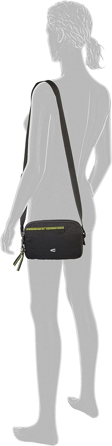 camel active bags Spirit Damen Umhängetasche Handtasche Mittelgross Schwarz Schwarz 26,00 x 11,0 x 1