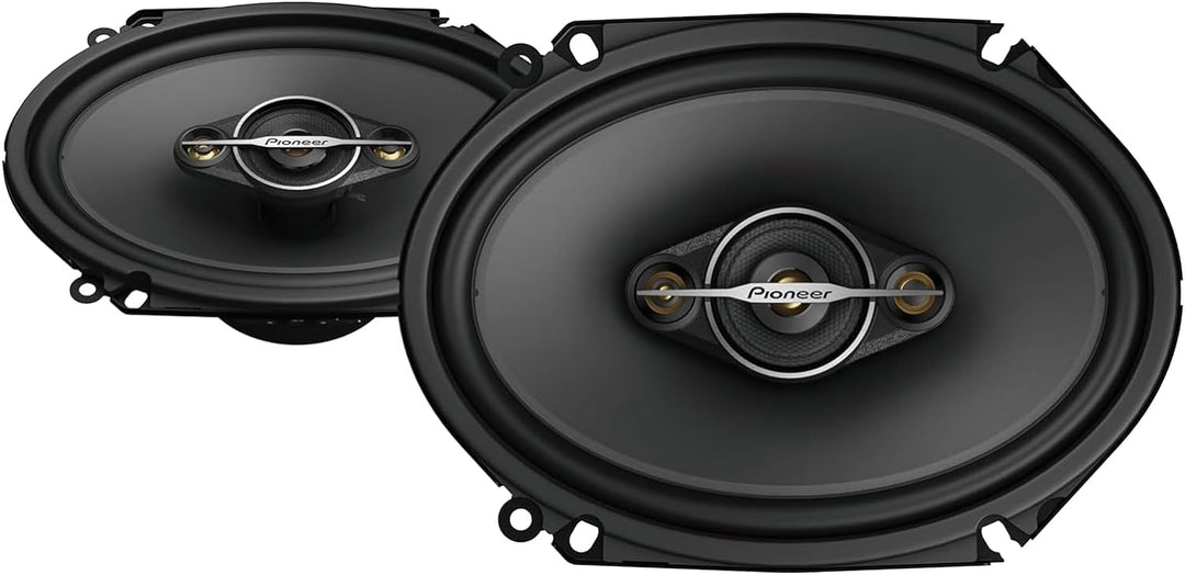 Pioneer TS-A6881F 6 x 8 4-Weg-Koaxial-Lautsprecher Set mit 2 Lautsprechern (je 350 W max., 80 W Sinu