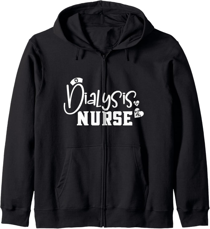 Nephrology Dialysis Nurse Renal Kidney RN Nursing Kapuzenjacke