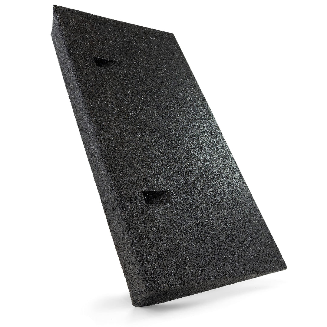 HASKYY Bordsteinrampe Gummi schwarz I Breite: 50 cm I Höhe: 70 mm I Rampe Gummikeil Rollstuhlrampe A