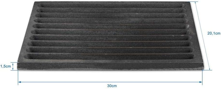 Grillrostprofi Ascherost - Feuerrost - Kohlerost - Kaminrost in Premium-Qualität, Gusseisen, 20 x 30