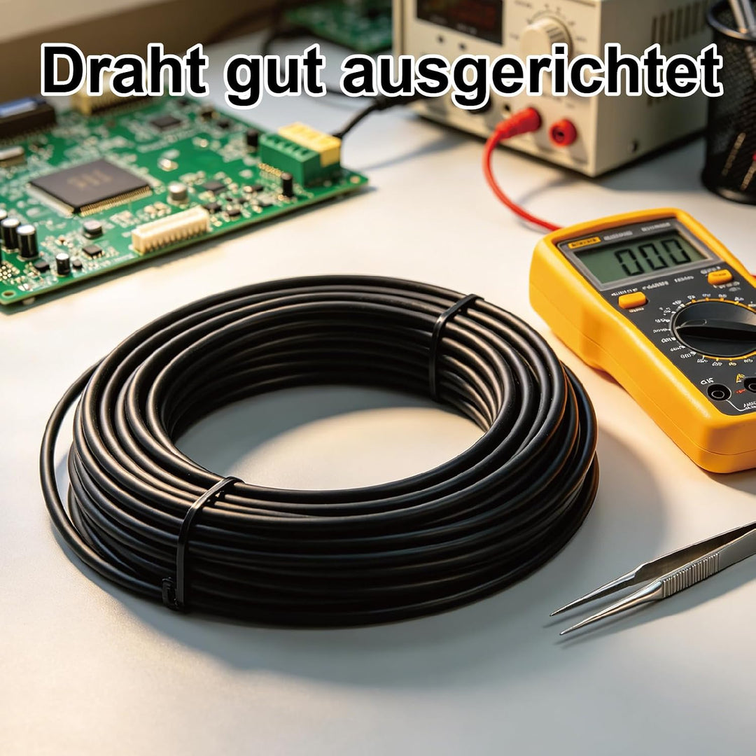 1000 Stück Kabelbinder Schwarz 300 mm x 4,8 mm | UV-beständig &amp; wetterfest | Zugfestigkeit 30 kg | s