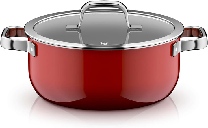 WMF Fusiontec Mineral Pro, Bratentopf, Deckel, 24 cm, langlebig, kratzfestes Material, Kochtopf Indu