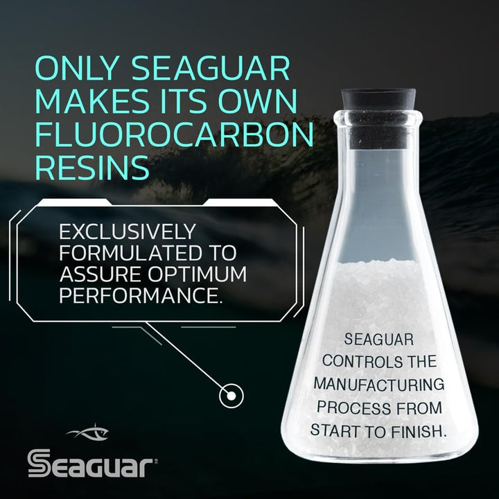 Seaguar Tatsu, stark und geschmeidig, Premium, 100% Fluorkohlenstoff-Performance-Angelschnur, prakti