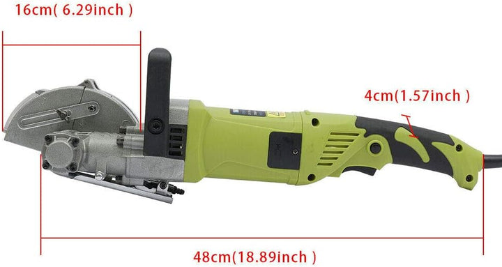 Elektrische Wandschlitzfräse 4000W - Mauernutfräse - Mauerfräse - Boden - 220V - Kreissäge - Slotter