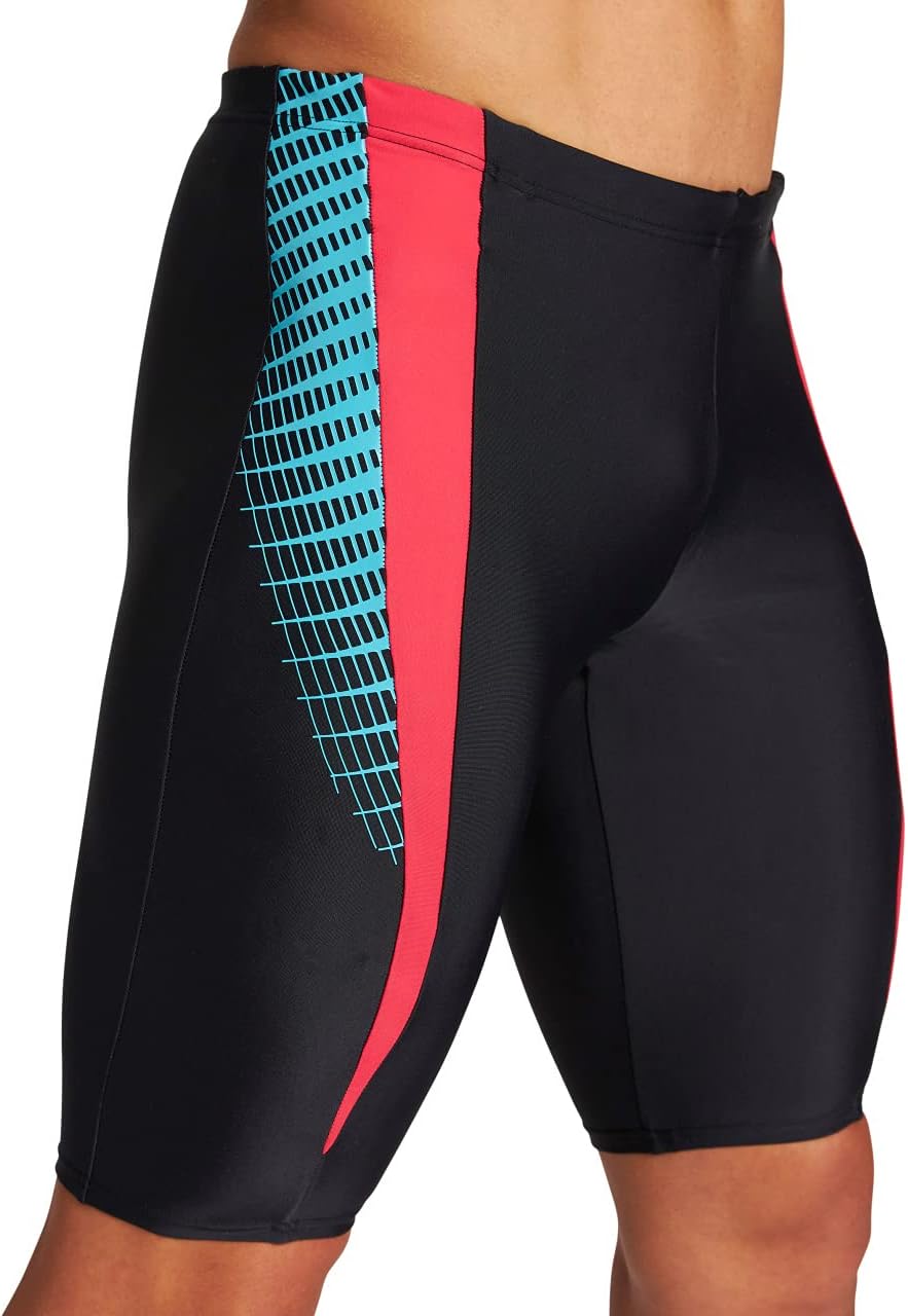 ARENA Herren M Threefold Jammer Swim Trunks (1er Pack) 6 Black-black-anguria, 6 Black-black-anguria