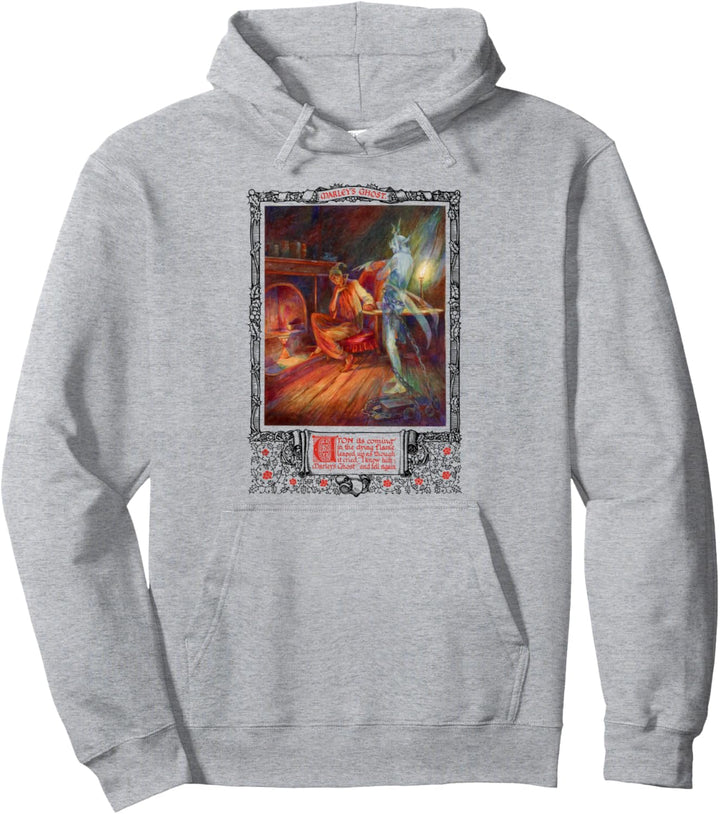 Bah Humbug Scrooge A Christmas Carol Jacob Marley Ghost Pullover Hoodie