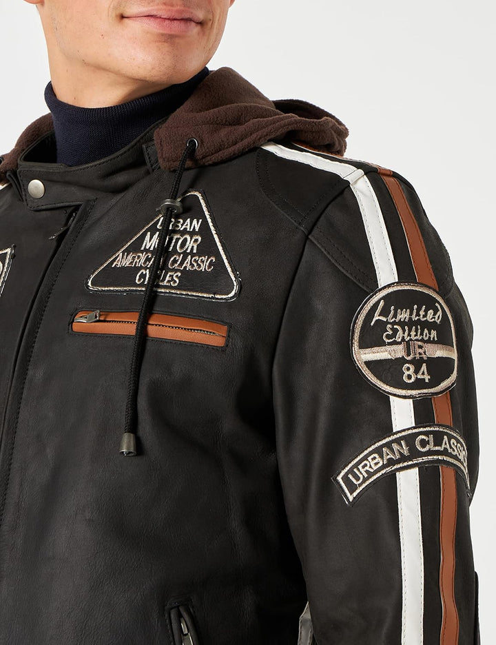 URBAN 5884 Unisex 58 Gents Motorradjacke (1er Pack) S Braun, S Braun