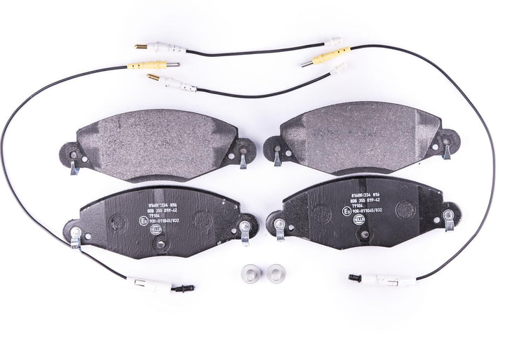 HELLA PAGID 8DB 355 019-421 Bremsbelagsatz - T9104 - Dicke/Stärke: 18mm - Bremssystem: Bosch - inkl.
