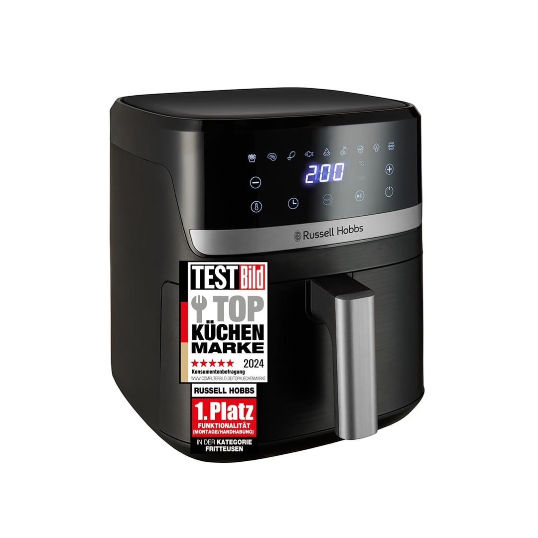 Russell Hobbs Heissluftfritteuse XL 5,5 l Rapid AirFryer (kompaktes Gehäuse, sehr leise) SatisFry (9