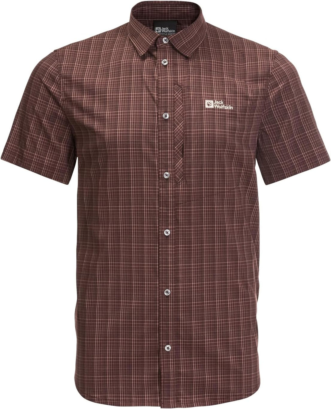 Jack Wolfskin Herren Rays Stretch Vent Shirt Men Hemd M Atacama Red, M Atacama Red