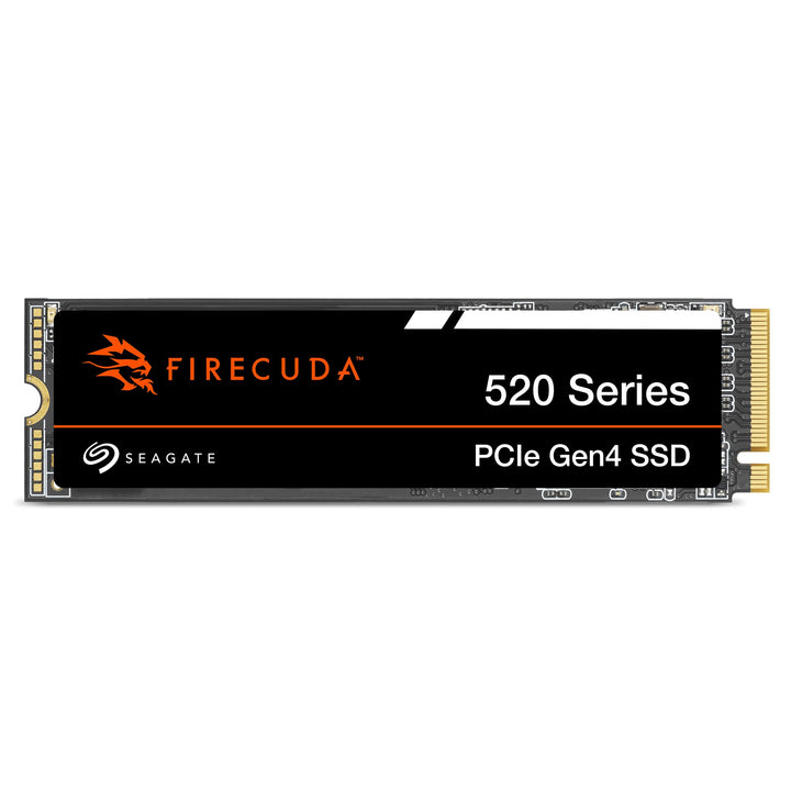 Seagate FireCuda 520 2TB interne SSD, M.2 PCIe Gen4, NVMe 1.3, bis zu 5000 MB/s, 3D TLC NAND, schwar