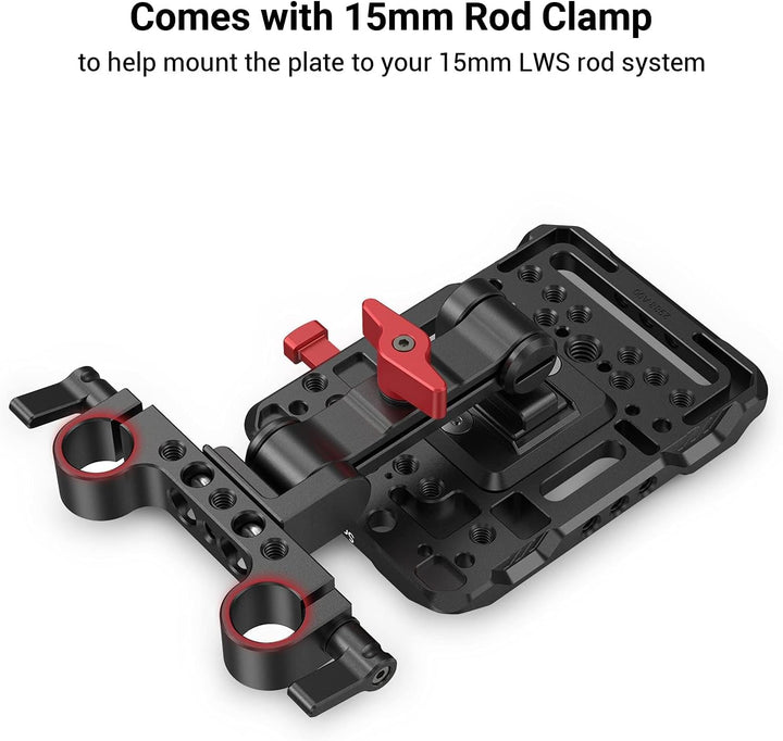 SMALLRIG V Mount Batterieplatte Baterry Plate mit verstellbarem Arm - 2991