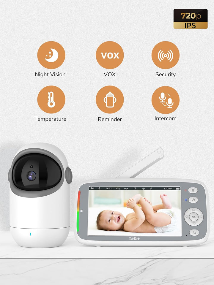 TakTark Babyphone mit Kamera, 5&