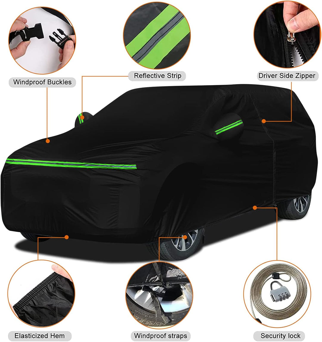 Autoabdeckung Wasserdicht Ersatz für FIAT 500X/Cross/Urban Look/Sport 2015-2023 2024, Auto Abdeckpla
