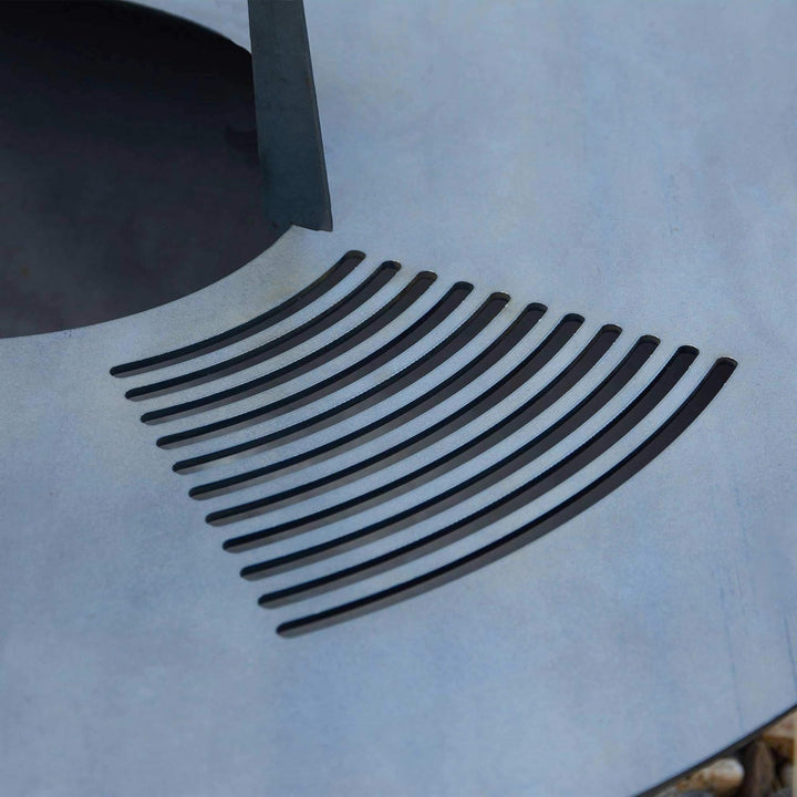 Grillplatte 80 cm Durchmesser 80 x 80 x 0.4 cm, 80 x 80 x 0.4 cm