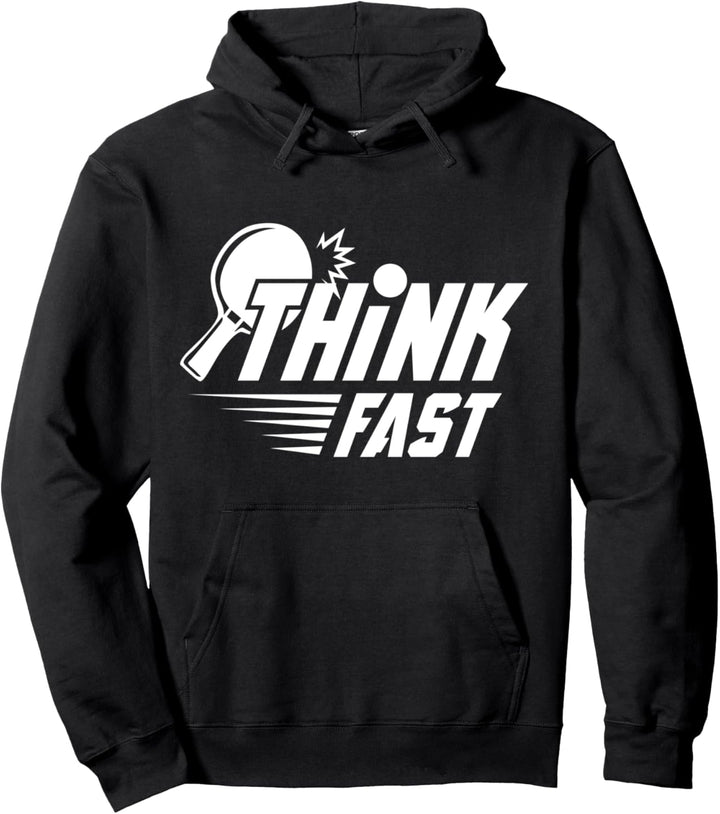 Tischtennis Schnell denken Lustig Tischtennis Pullover Hoodie