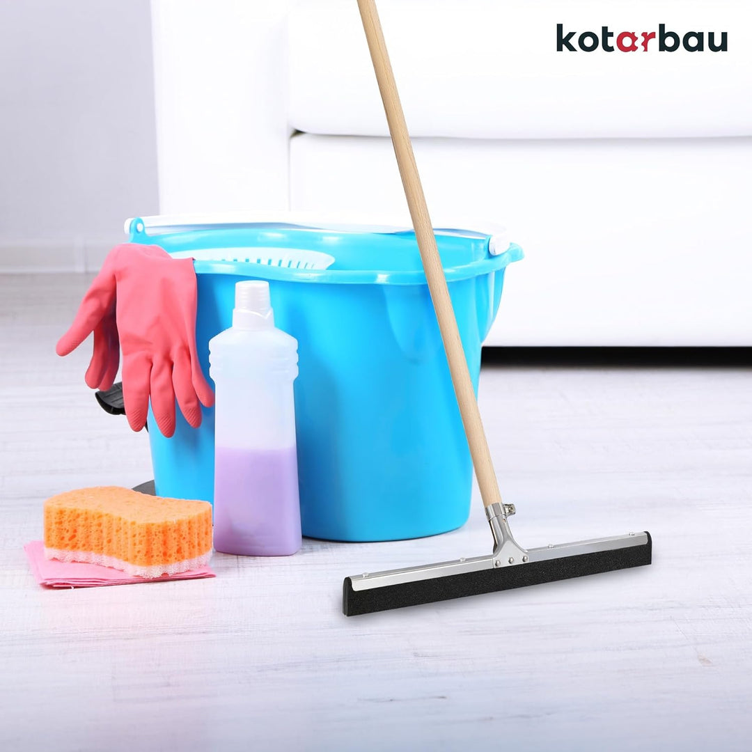 KOTARBAU® Gummiabzieher - Wasserschieber - 45 cm – Bodenabzieher - Schaumstoff-Wasserabzieher – für