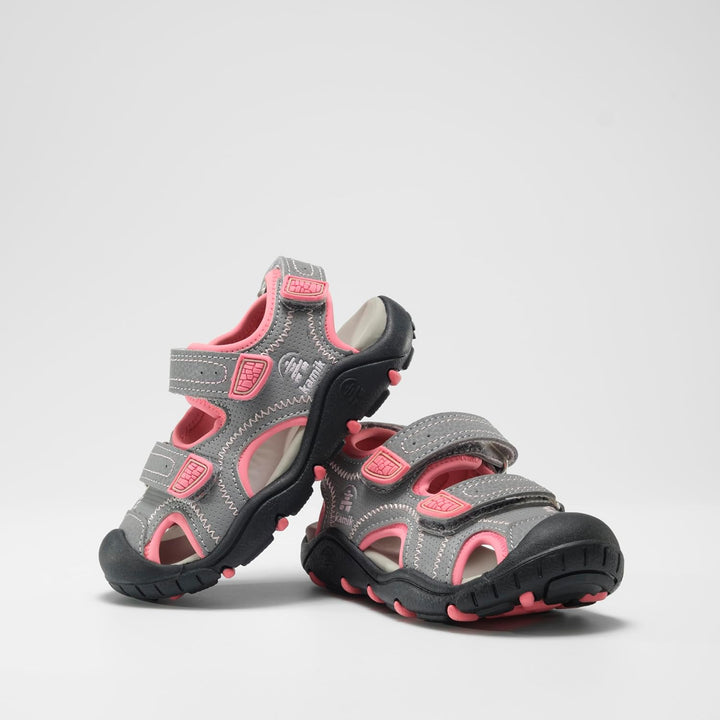 Kamik Mädchen Seaturtle2 Geschlossene Sandalen 22 EU Hellgrau Pink, 22 EU Hellgrau Pink