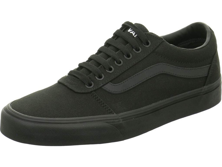 Vans Herren Ward Sneaker 38.5 EU Canvas Black Black, 38.5 EU Canvas Black Black
