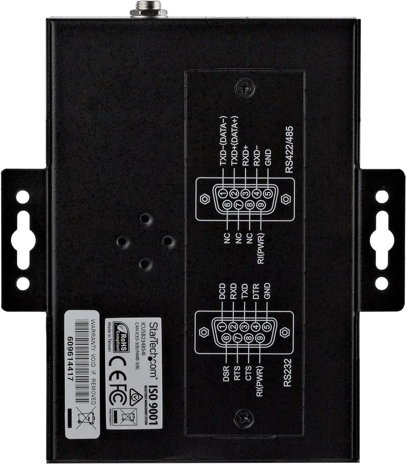 StarTech.com 4 Port industrieller USB auf RS232/ 422/ 485 Serieller Adapter - 15kv ESD Schutz - USB