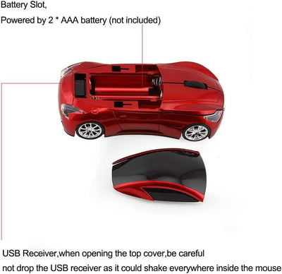 ECOiNVA Funkmaus Kabellos Auto Maus, Desktop Laptop Computer Optische Maus for Windows, Mac OS, Andr