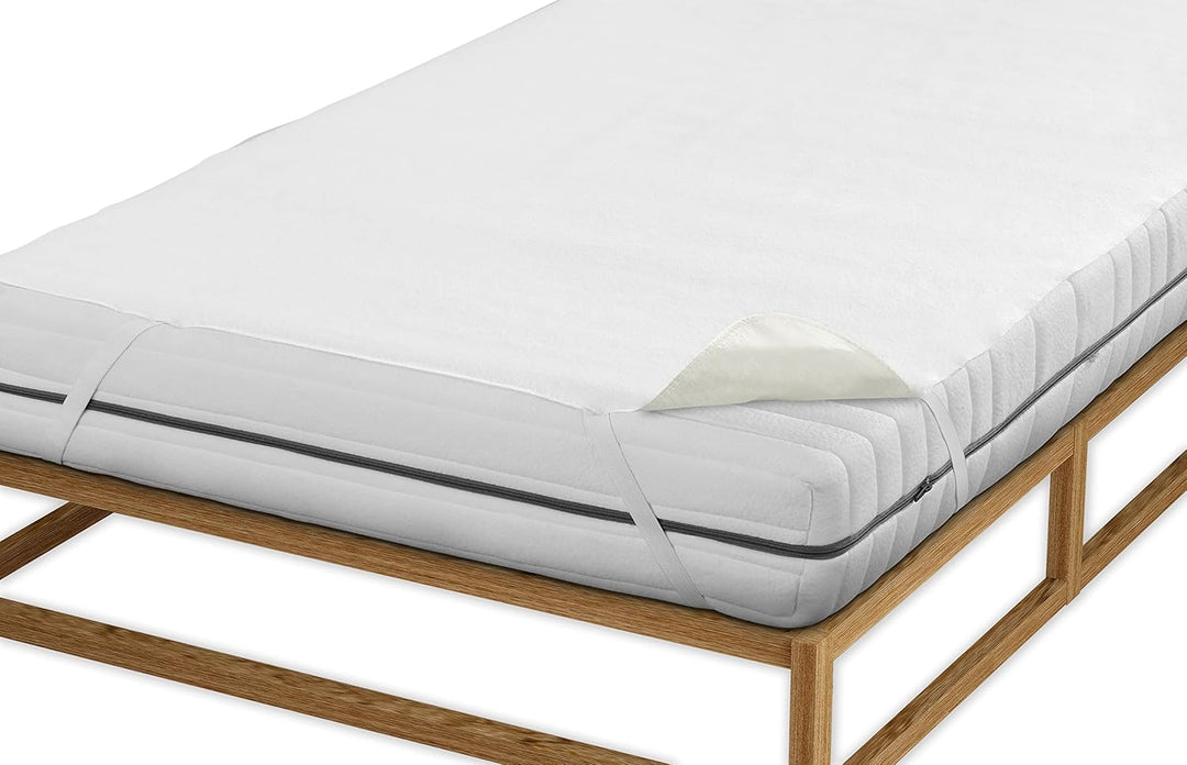 Sleep & Protect wasserundurchlässige Molton-Matratzenauflage 0808315 weiss 1x 90x190 cm