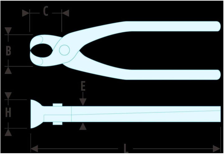 FACOM Rabitts-Zange 280 mm LG, 1 Stück, 495A.28EL
