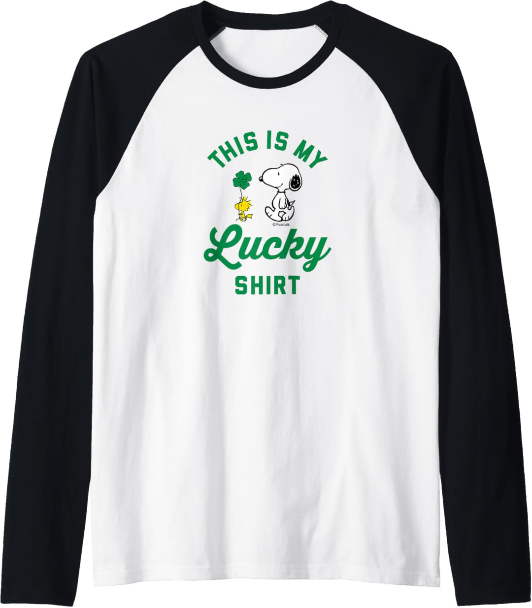 Peanuts - St.Patricks - This Is my Lucky Shirt Raglan