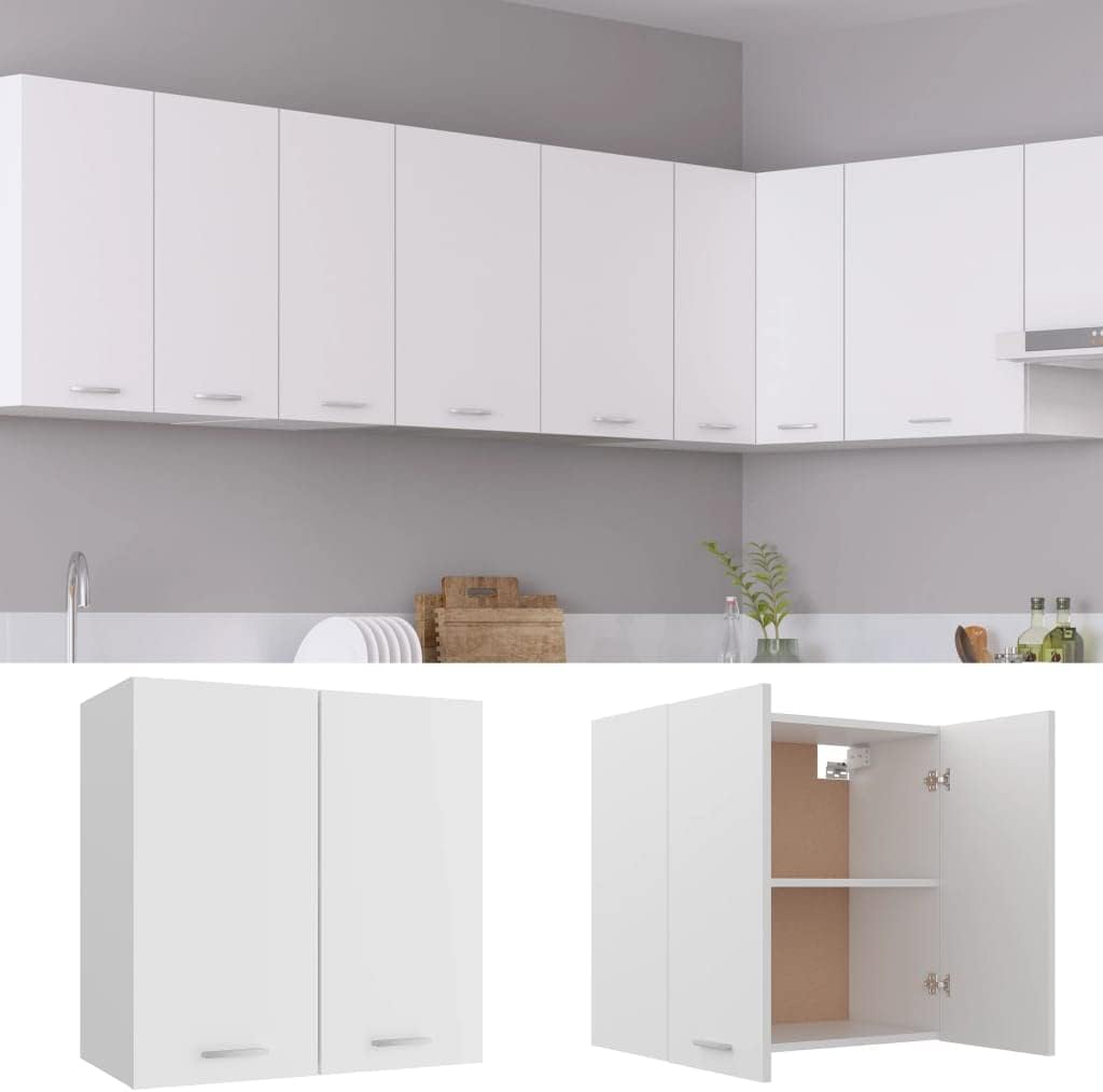 vidaXL Hängeschrank 2 Regalböden Küche Schrank Einbauküche Küchenzeile Küchenmöbel Oberschrank Küche